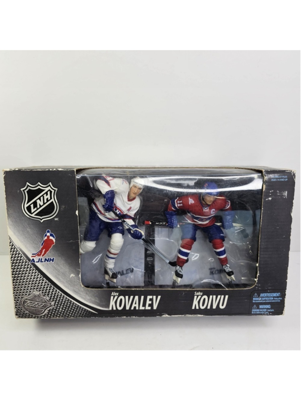SEALED McFarlane 2009 Montreal Canadians 2PK Alex Kovalev & Saku Koivu BOX WEAR